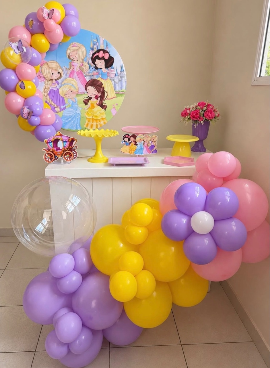 Princesas Disney Na Mesa - Decoracoes4you