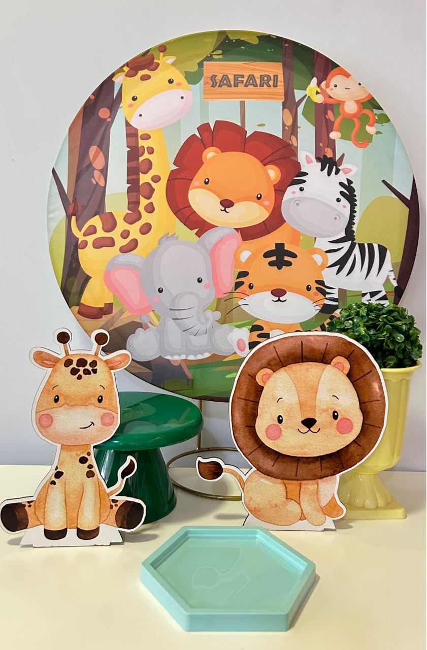 Safari Festa Na Mesa - Decoracoes4you