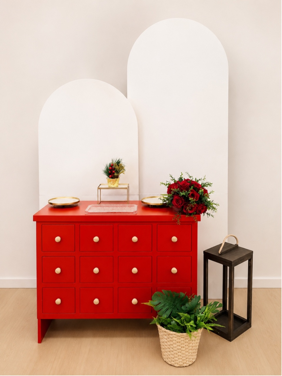 Vermelho Branco - Decoracoes4you