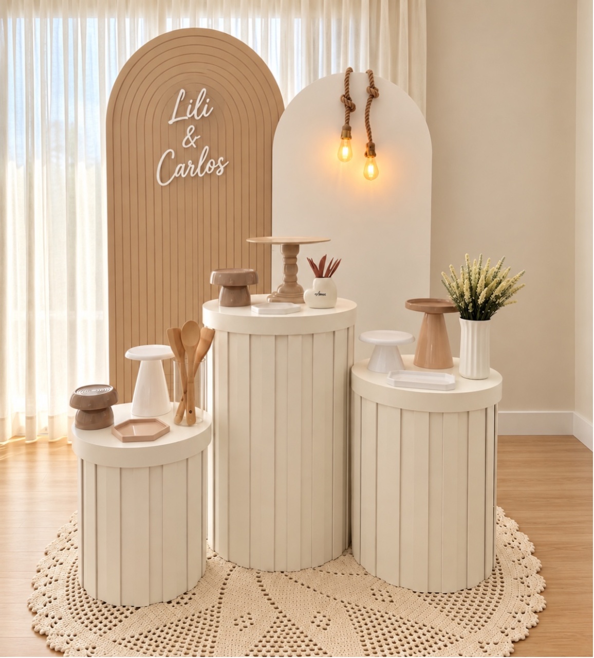Clean Bege Branco Com Nomes - Decoracoes4you