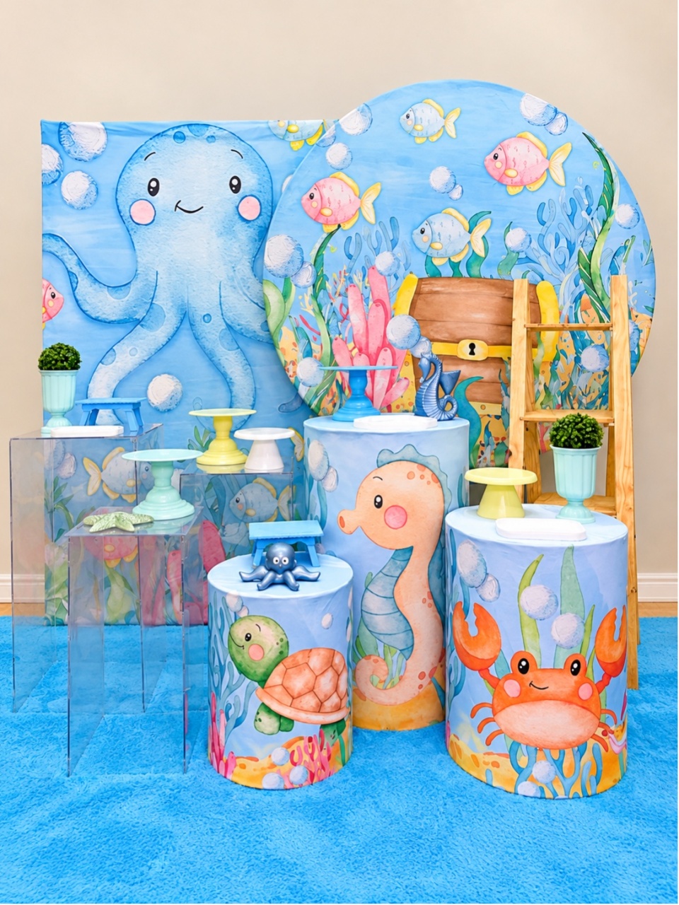 Fundo Do Mar Menino Acrílico - Decoracoes4you