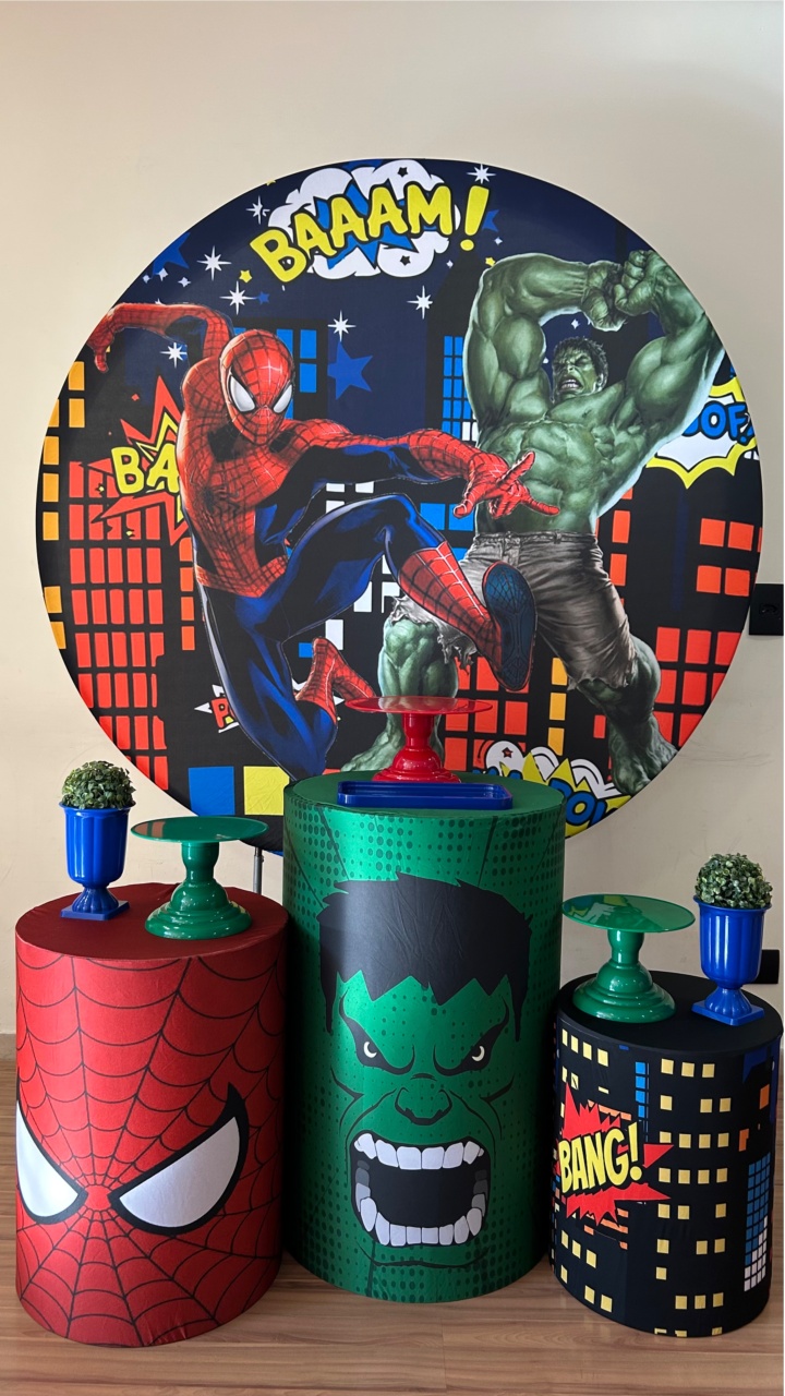 Homem Aranha Hulck - Decoracoes4you