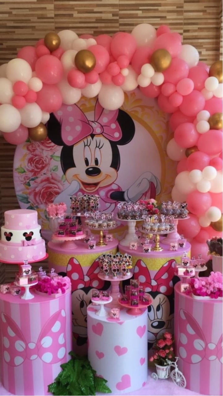 Minnie Rosa - Decoracoes4you