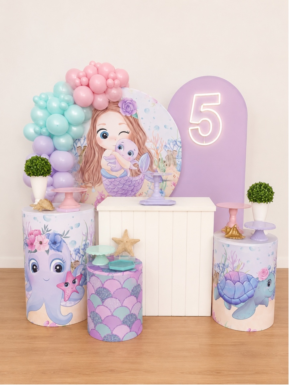 Sereia Ariel Fundo Do Mar - Decoracoes4you