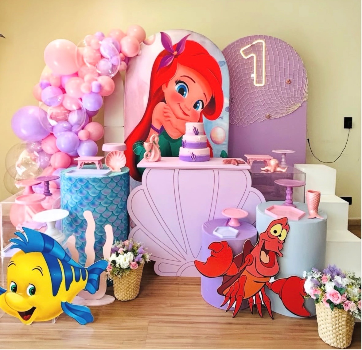 Sereia Ariel Luxo - Decoracoes4you