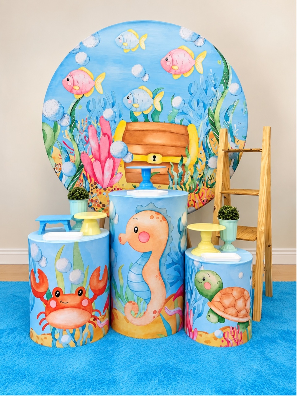 Fundo Do Mar Menino - Decoracoes4you
