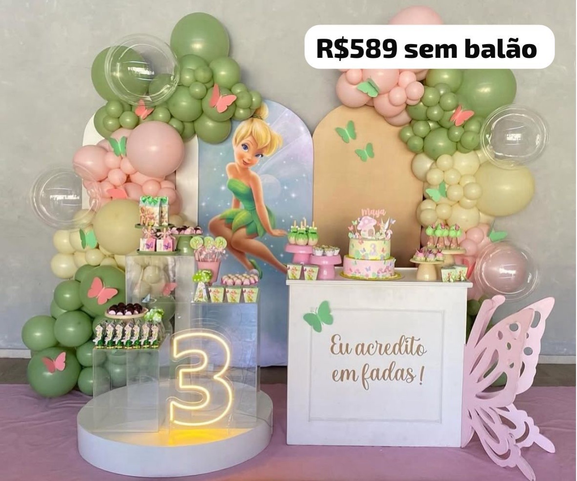 Sininho Tinker Bell - Decoracoes4you