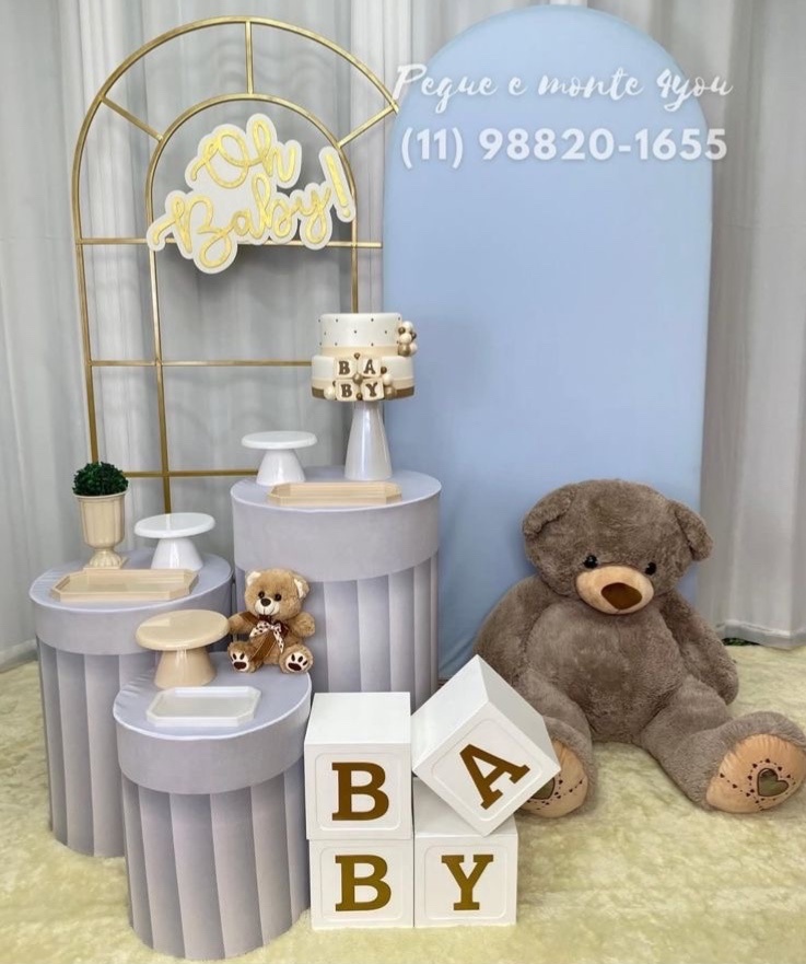 Cha de Bebê Azul - Decoracoes4you
