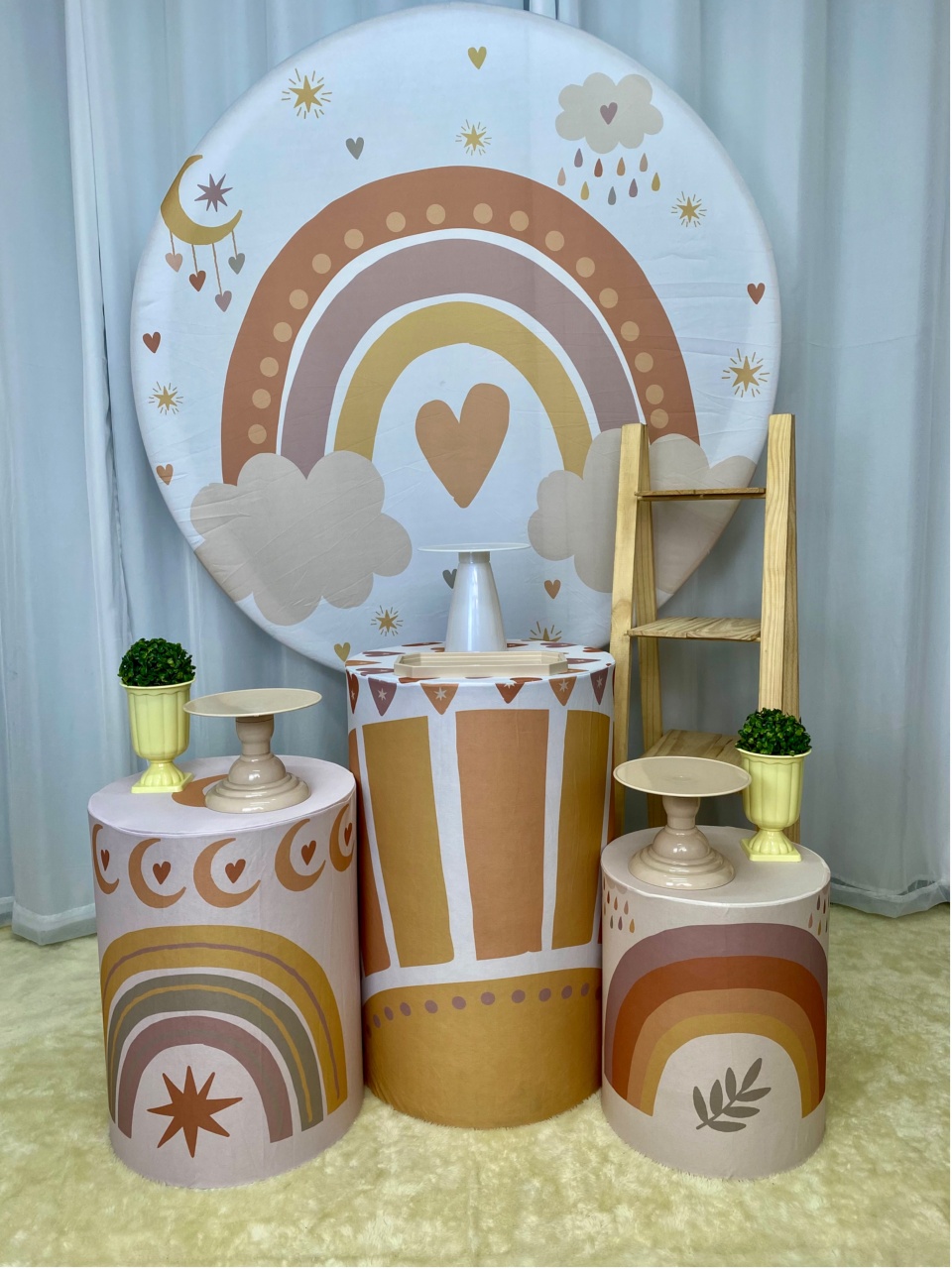 Tema Boho Arco Iris - Decoracoes4you