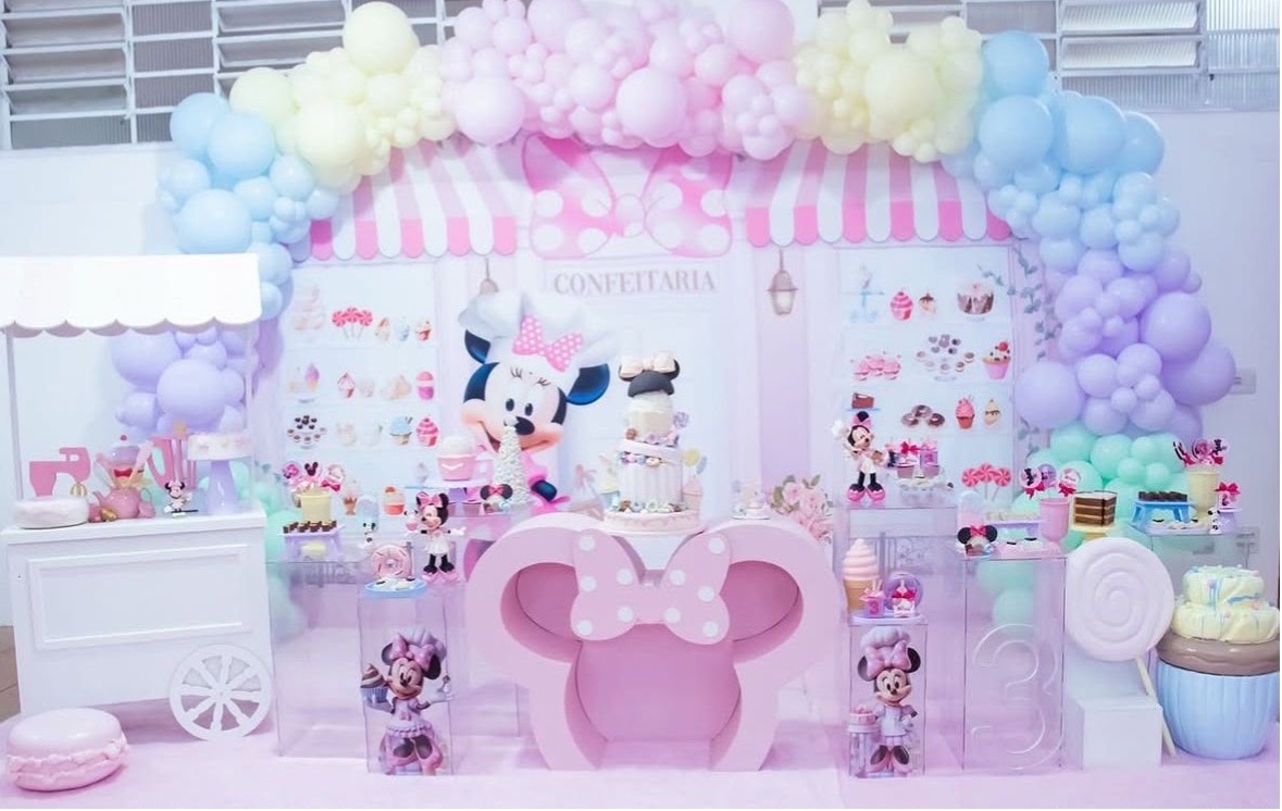 Minnie Confeiteira - Decoracoes4you