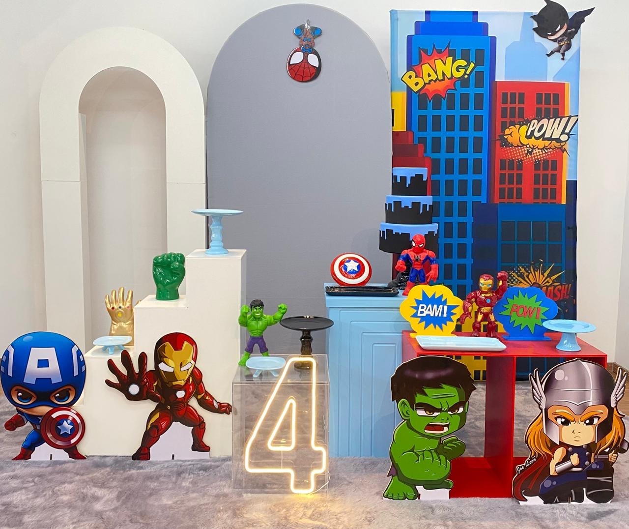 Vingadores Baby Heróis  - Decoracoes4you