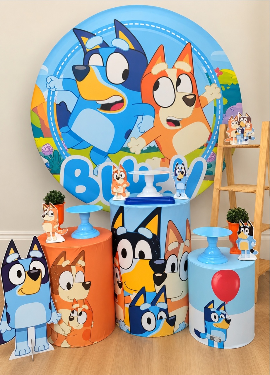 Bluey Simples Sem Tapete - Decoracoes4you