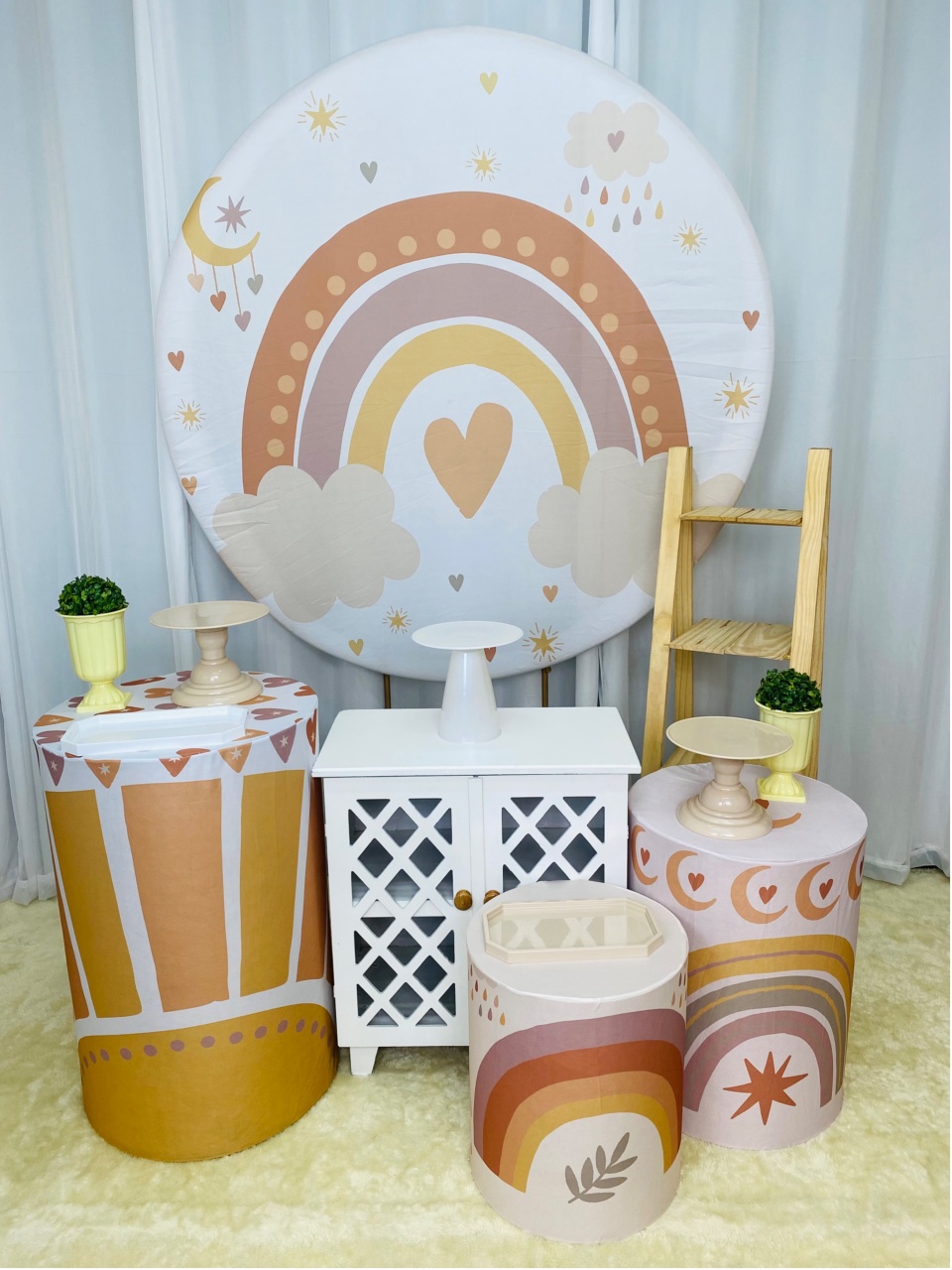 Tema Boho Arco Iris - Decoracoes4you