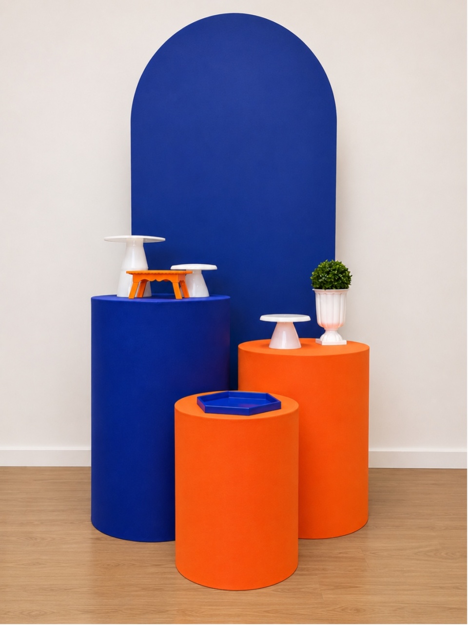 Laranja E Azul - Decoracoes4you