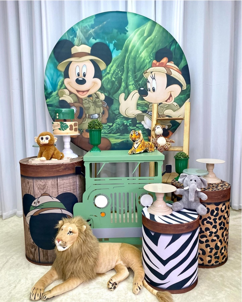 Mickey Minnie Safari - Decoracoes4you