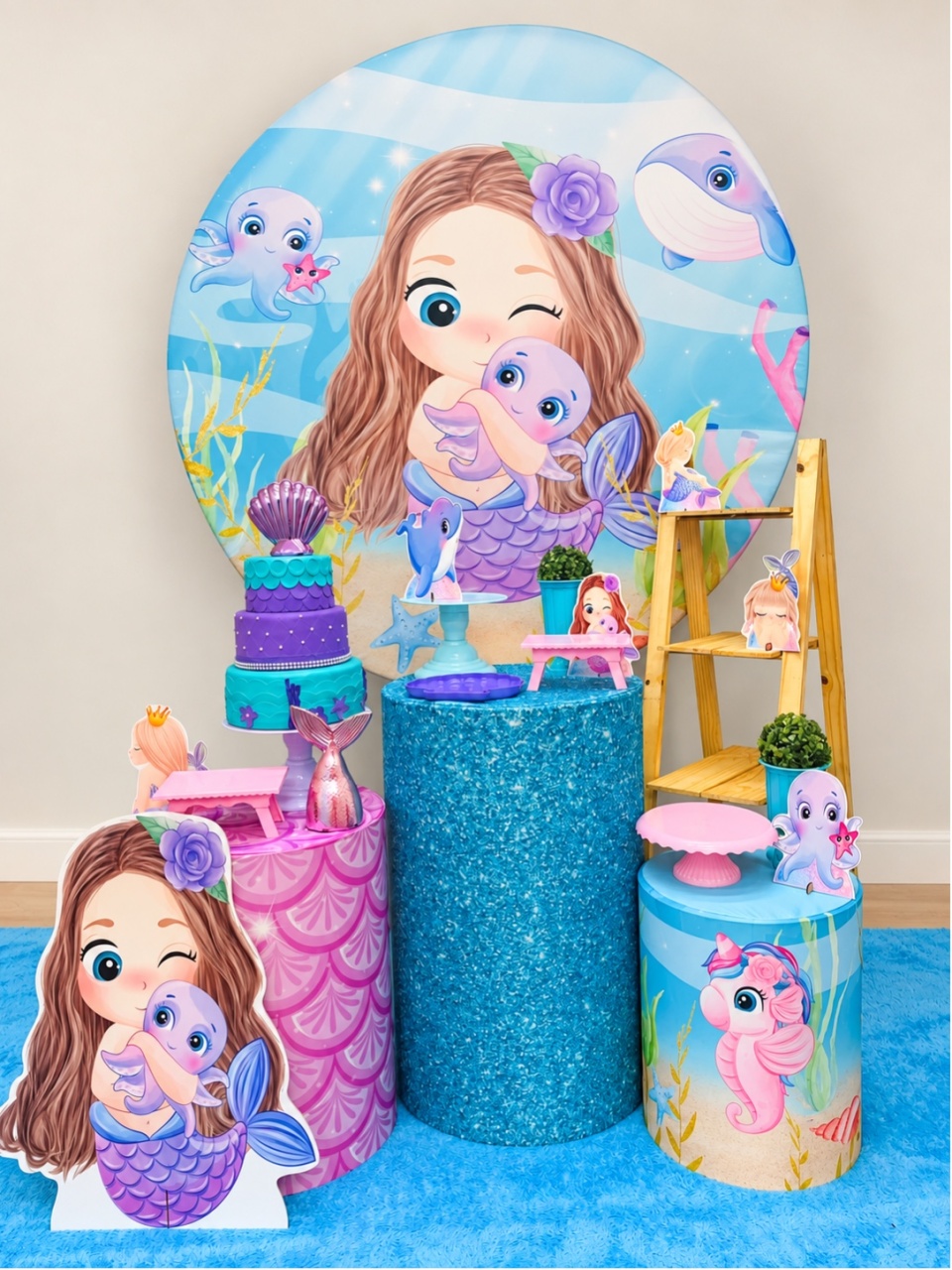 Sereia Fundo Do Mar Ariel - Decoracoes4you