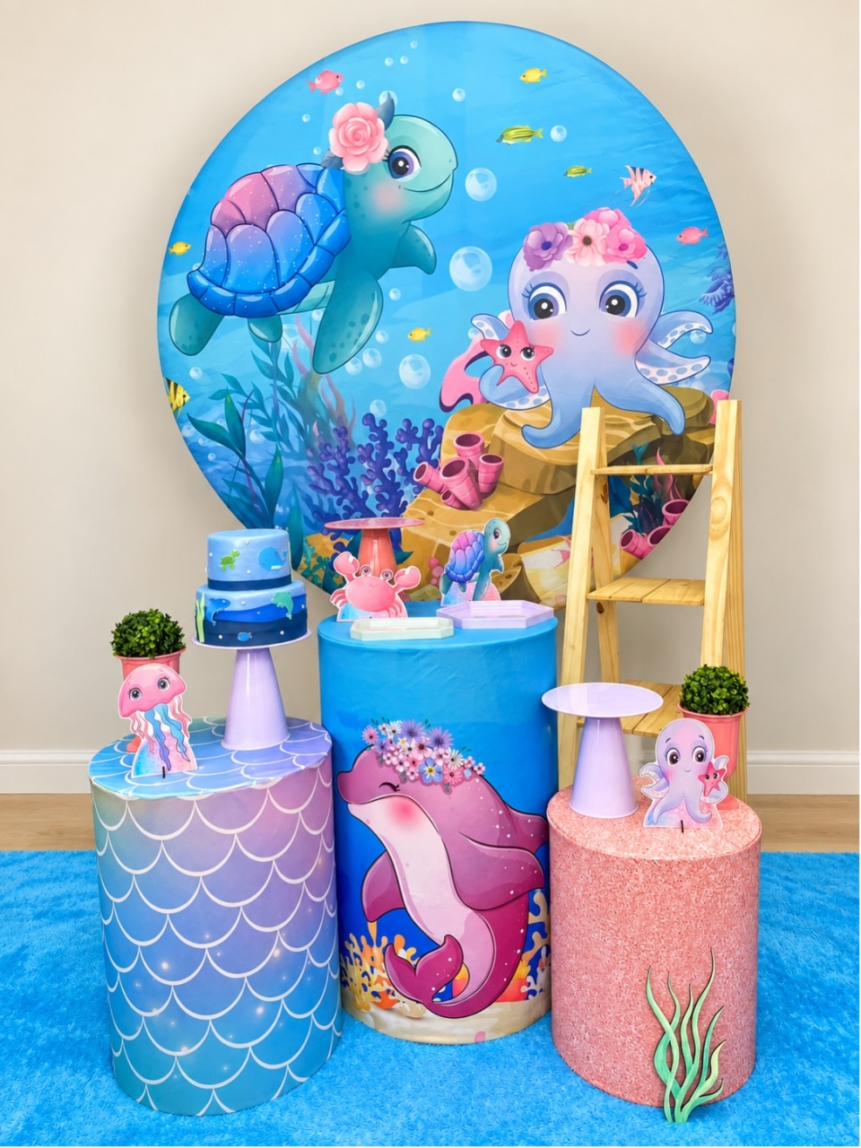 Fundo Do Mar Menina - Decoracoes4you