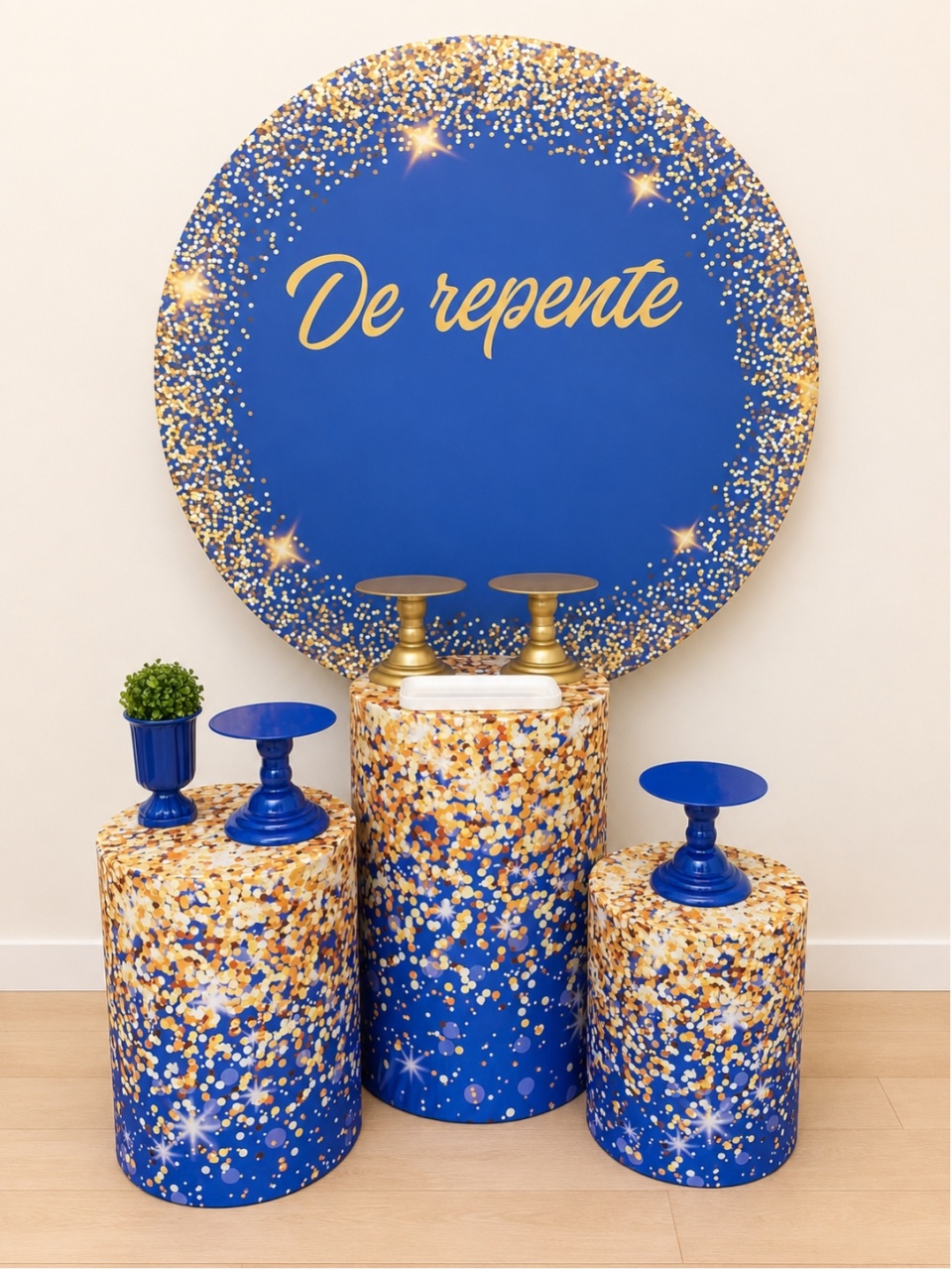 Z de Repente Azul Glitter - Decoracoes4you