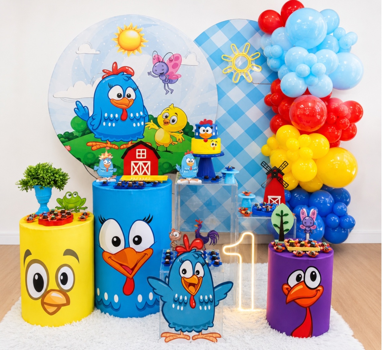Galinha Pintadinha Menino - Decoracoes4you