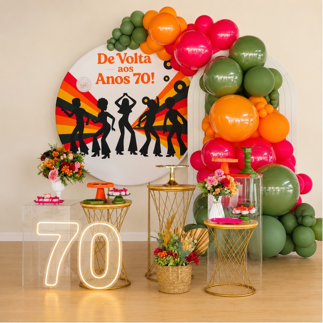Tema Anos 70 - Decoracoes4you