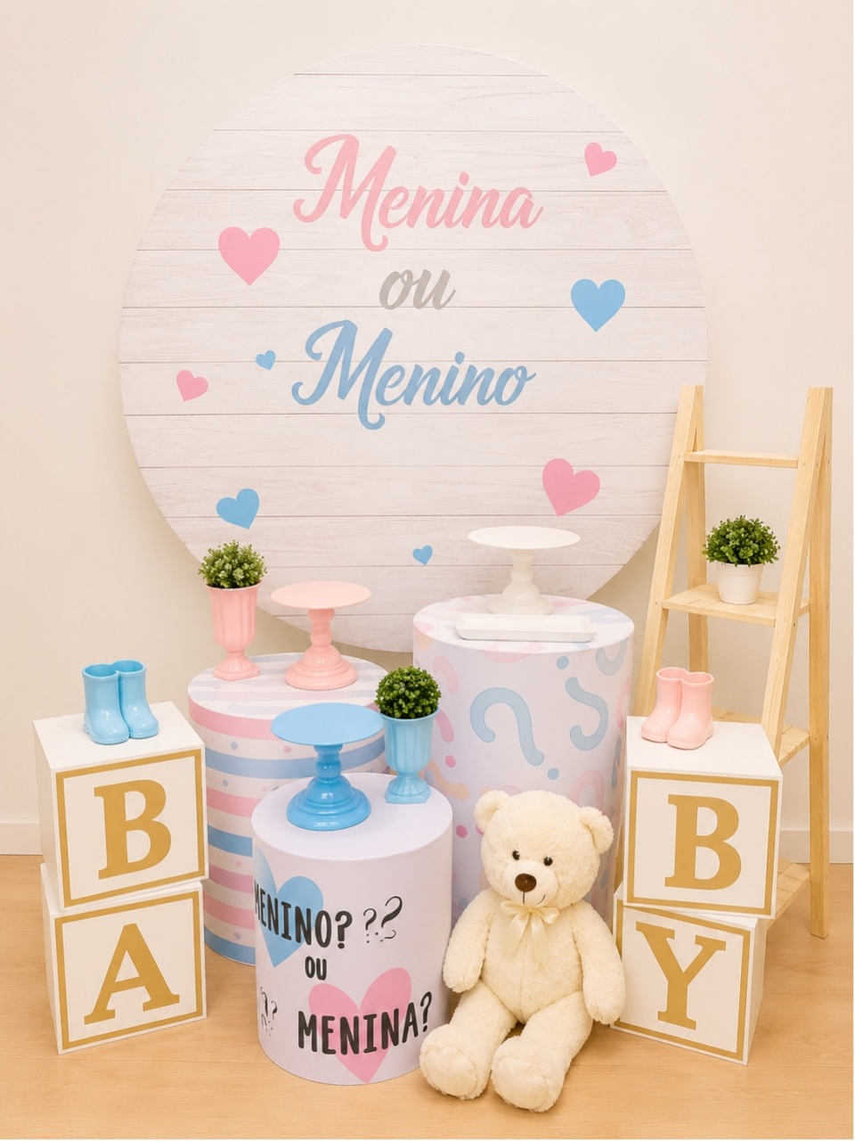 Revelação Menino Ou Menina - Decoracoes4you