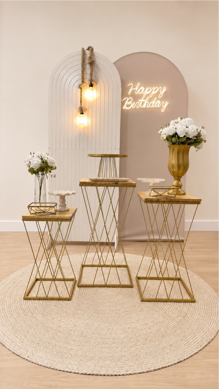 Adulto Bege Clean Mesa Trancada - Decoracoes4you