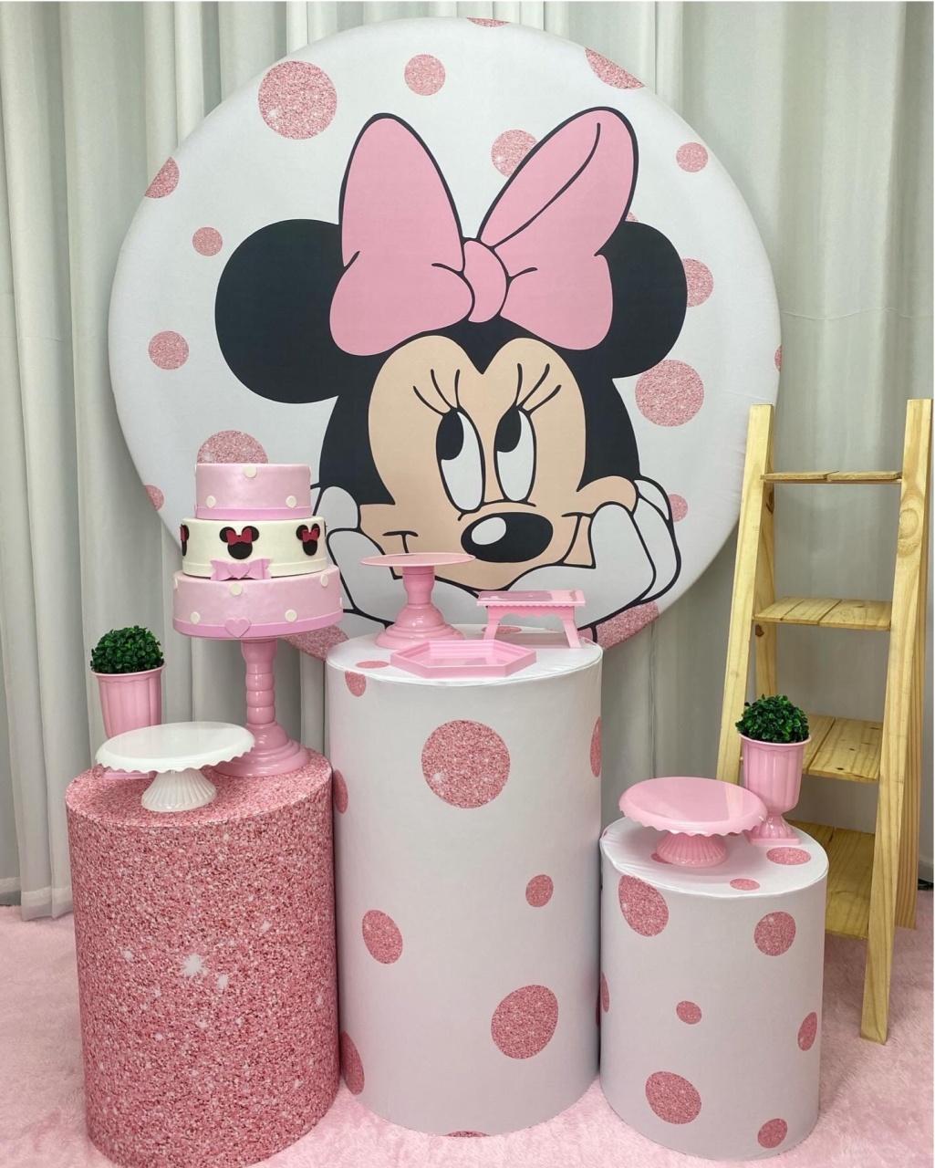 Minnie Rosa - Decoracoes4you