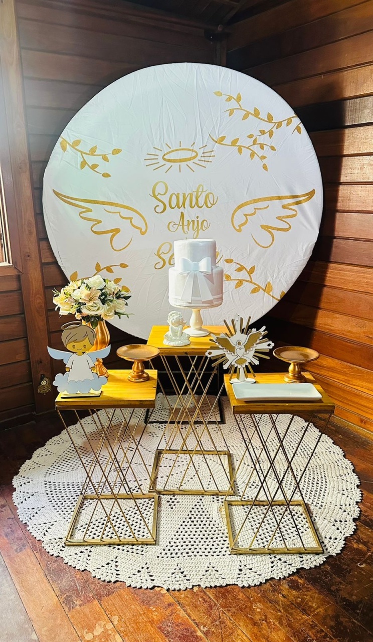 Pegue E Monte: Batizado Dourado  - Princesa Eventos 