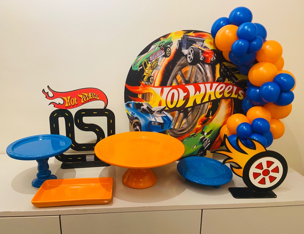 Mini Kit de Mesa: Hotwheels  - Princesa Eventos 