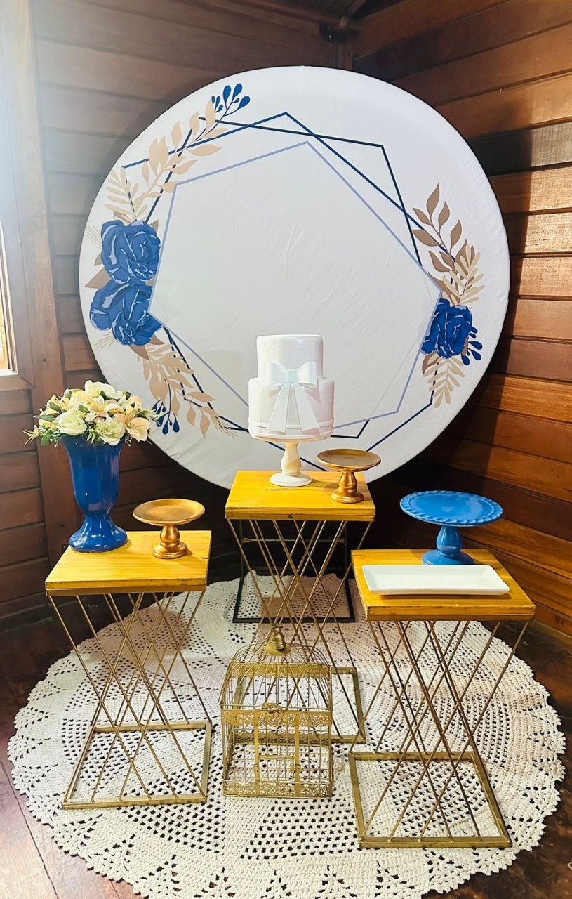 Pegue E Monte: Adulto Azul L  - Princesa Eventos 