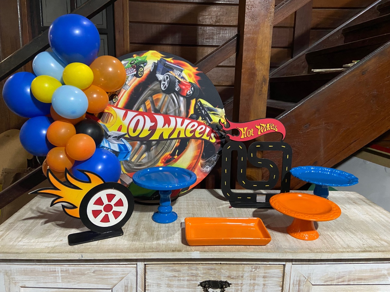 Kit de Mesa: Hotwheels  - Princesa Eventos 