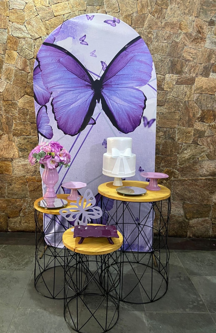 Pegue E Monte: Lilás Borboleta  - Princesa Eventos 
