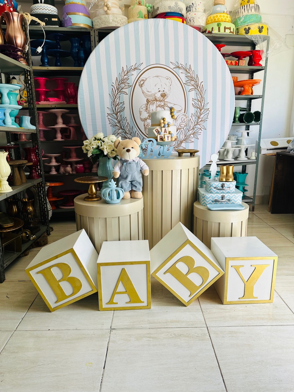 Chá de Bebê Azul I - Princesa Eventos 