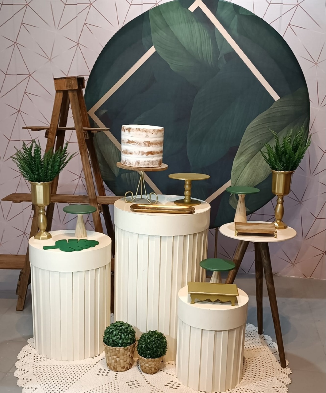 Elegância Folhagem Luxo - Decorizze festas