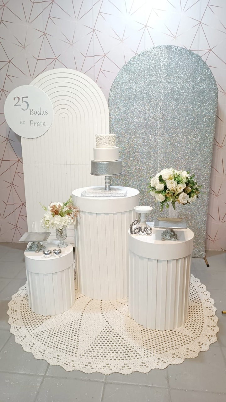 Bodas de Prata Com Placa - Decorizze festas