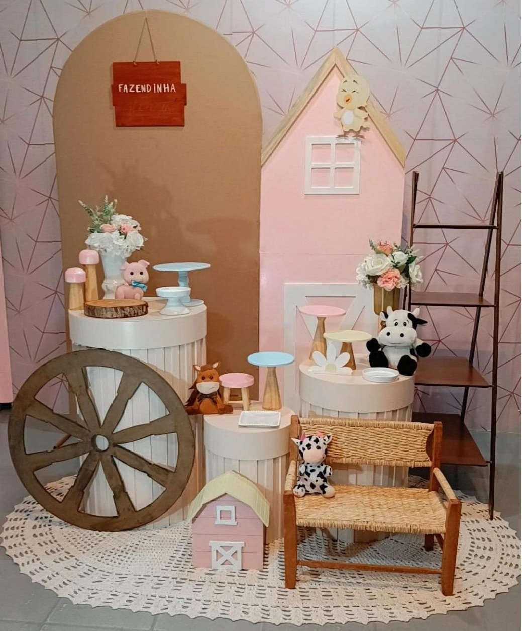 Fazendinha Rosa - Decorizze festas