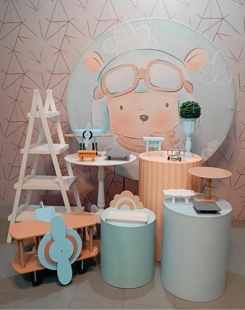 Chá de Bebê Aviador P - Decorizze festas