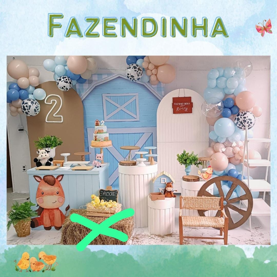 Fazendinha Menino - Decorizze festas