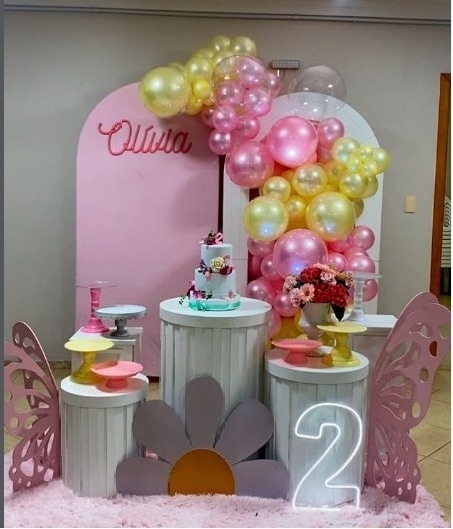 Decoração Margaridas - Lelefestaschapecó