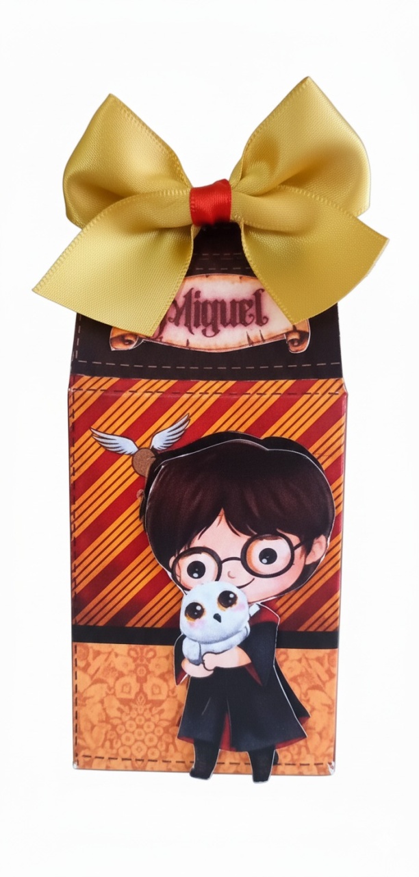 Caixinha Personalizada Harry Potter Menino - Lelefestaschapecó