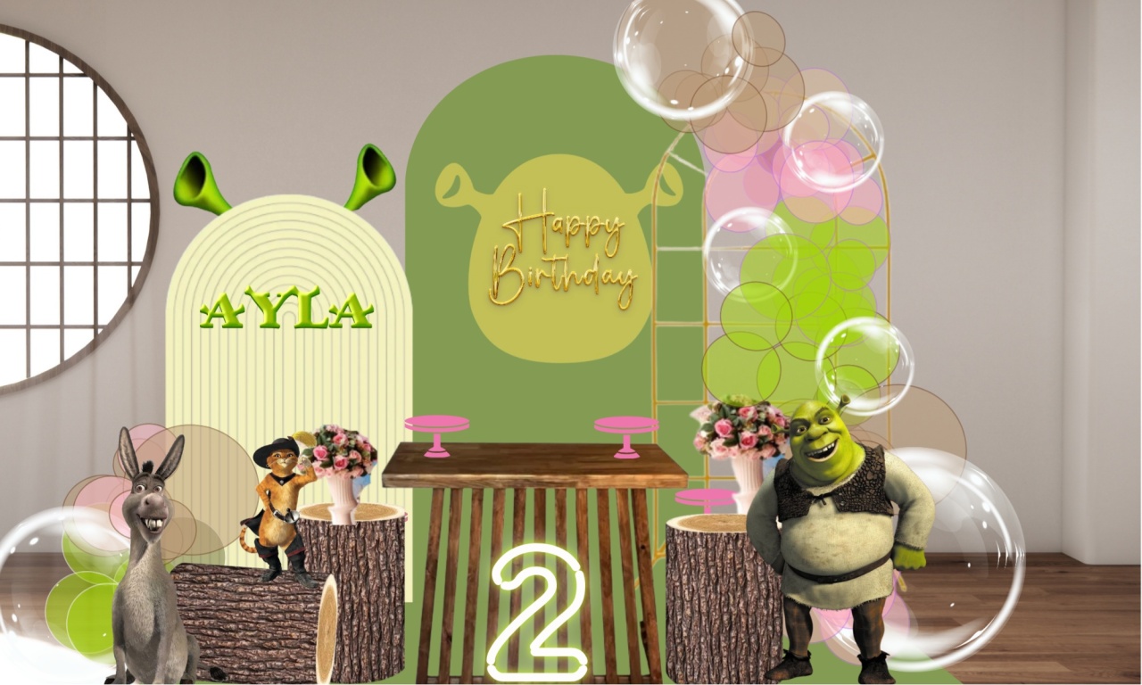 Decoração Shrek  - Lelefestaschapecó
