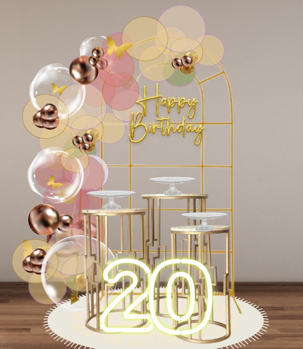 Decoração 20 Anos - Lelefestaschapecó