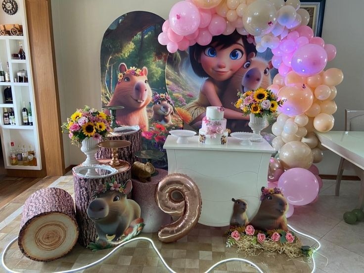 Decoração Capivara  - Lelefestaschapecó