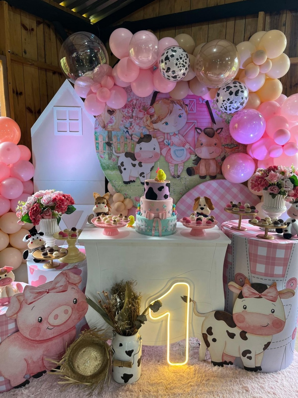 Decoração Fazendinha Delicado - Lelefestaschapecó