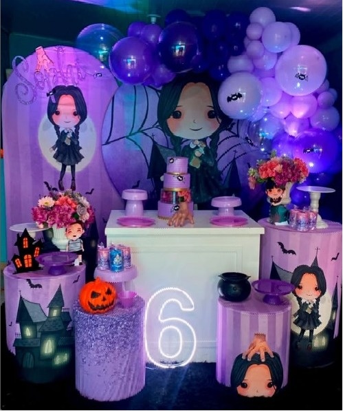 Decoração Wandinha - Lelefestaschapecó