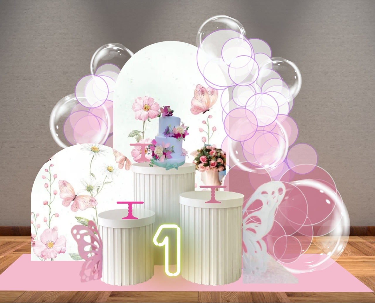 Decoração Jardim  - Lelefestaschapecó