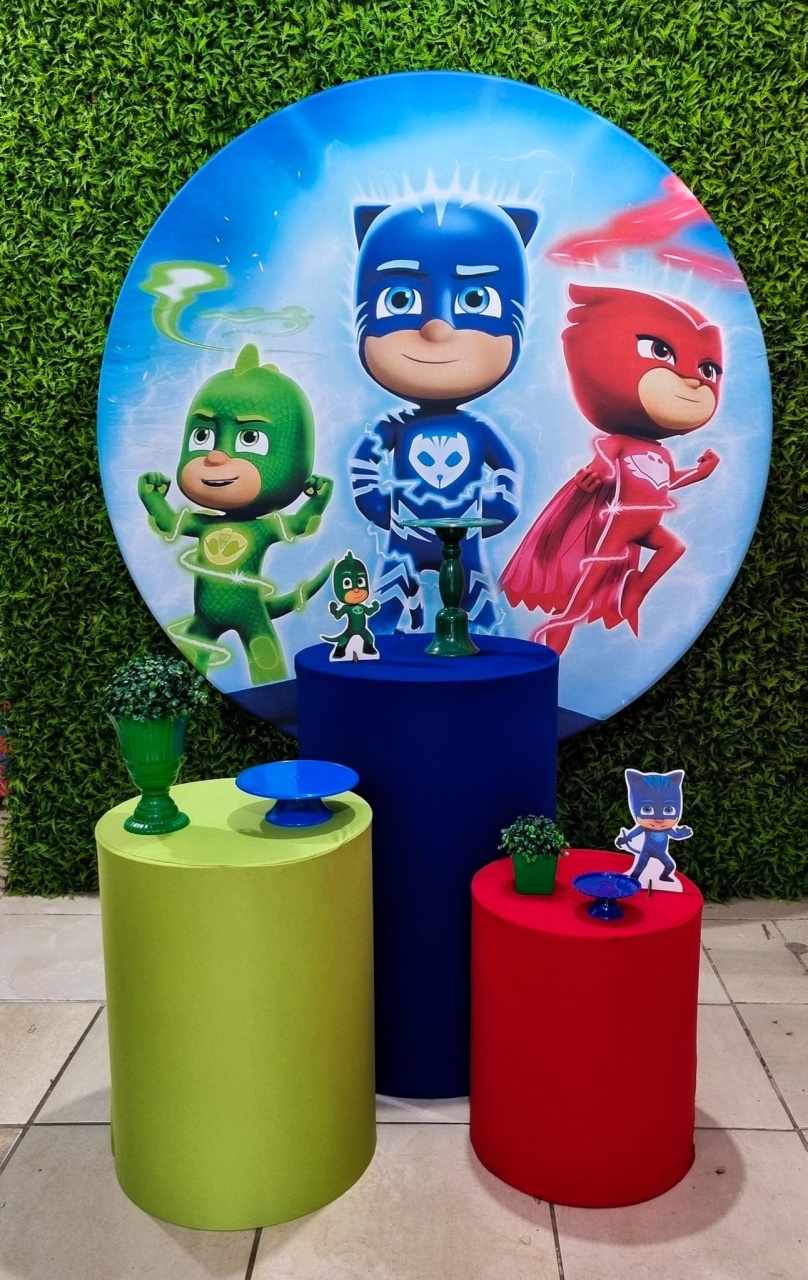 Pj Masks - Prata - Tchumfestasdecoracoes