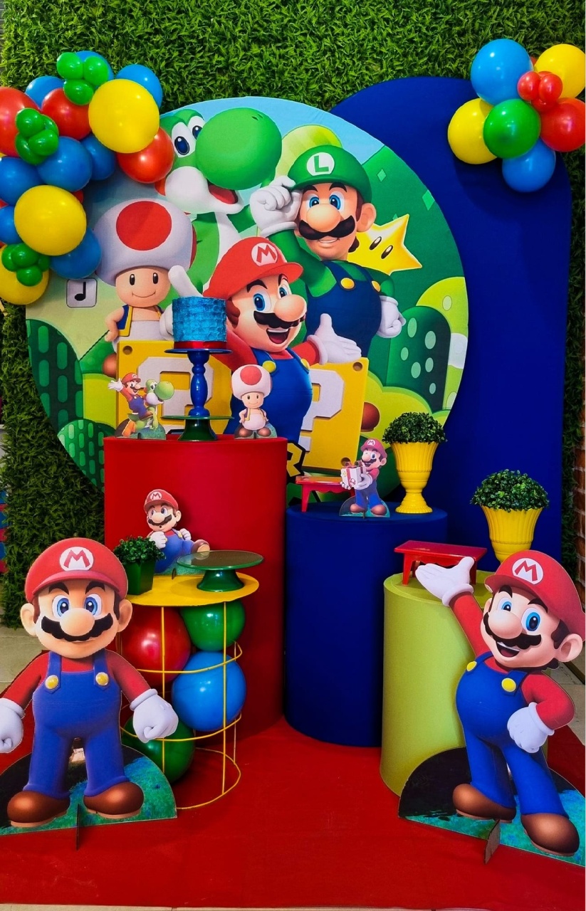 Super Mario - Diamante - Tchumfestasdecoracoes