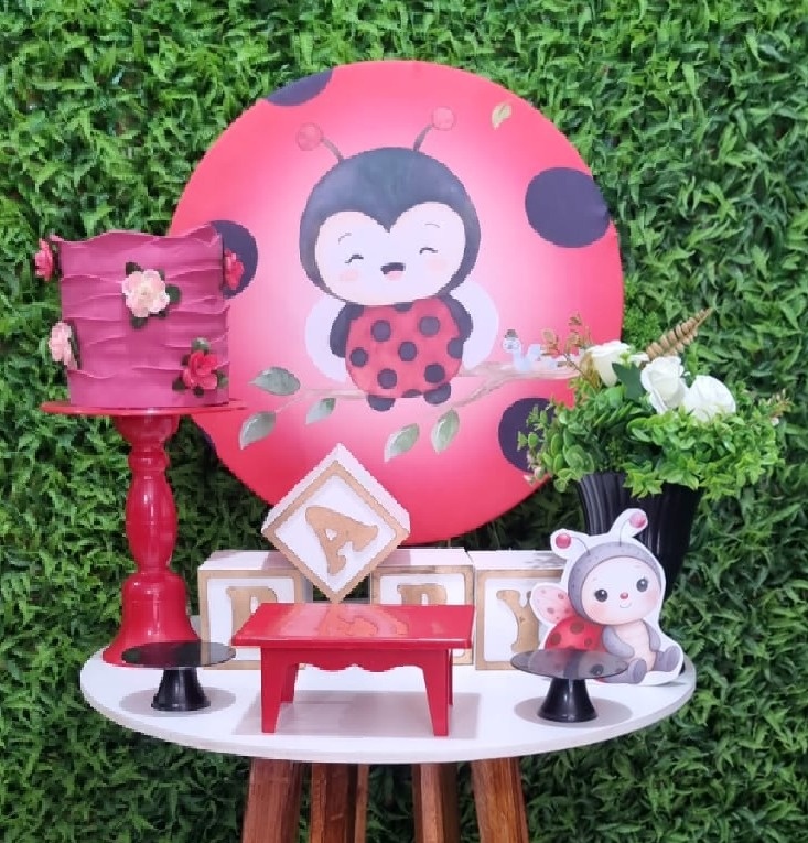 Joaninha - Festa Na Mesa  - Tchumfestasdecoracoes