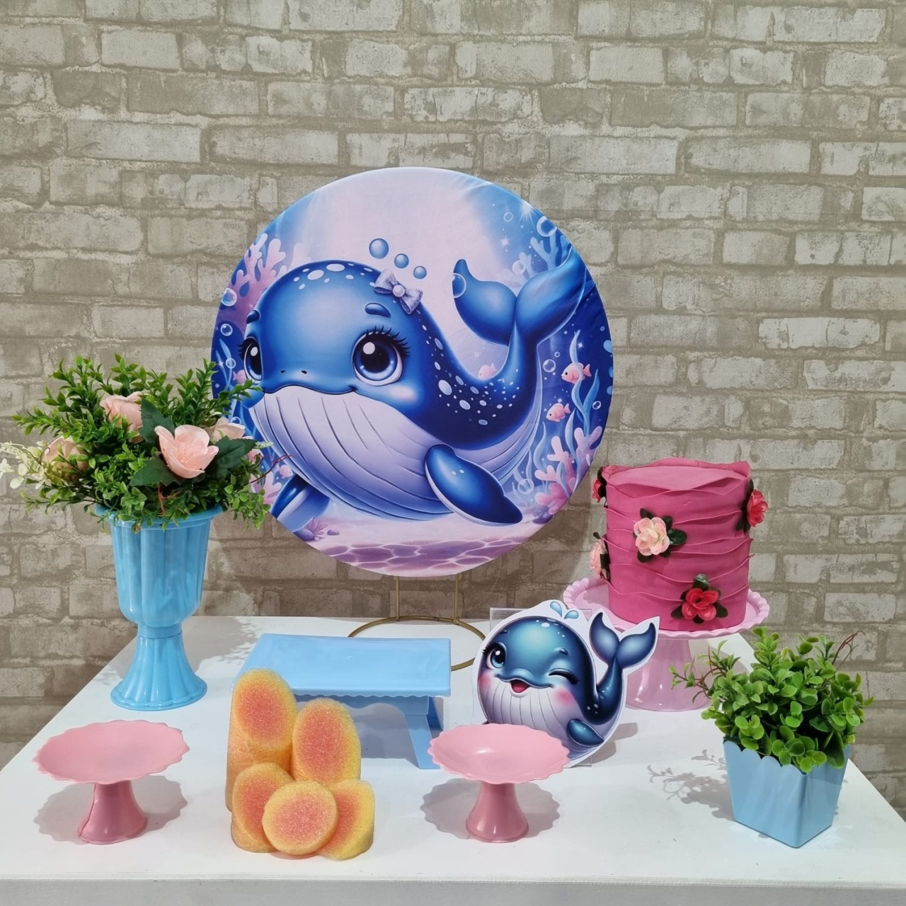 Baleinha - Festa Na Mesa - Tchumfestasdecoracoes